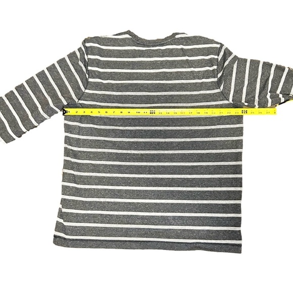 Crew Neck Jersey Preppy Navy Stripes Size XL - Picture 6 of 10